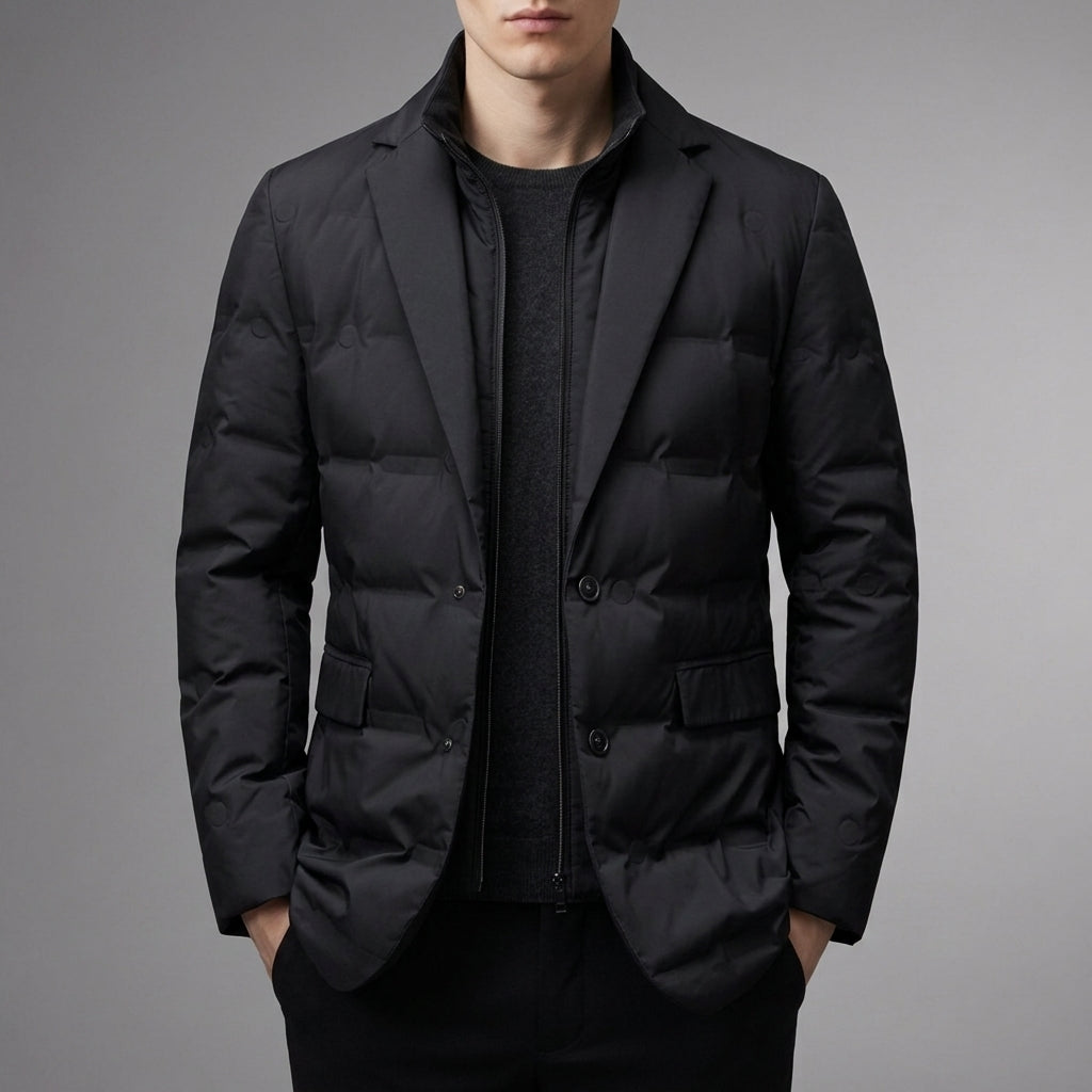 Benjamin Quilted Puffer Blazer