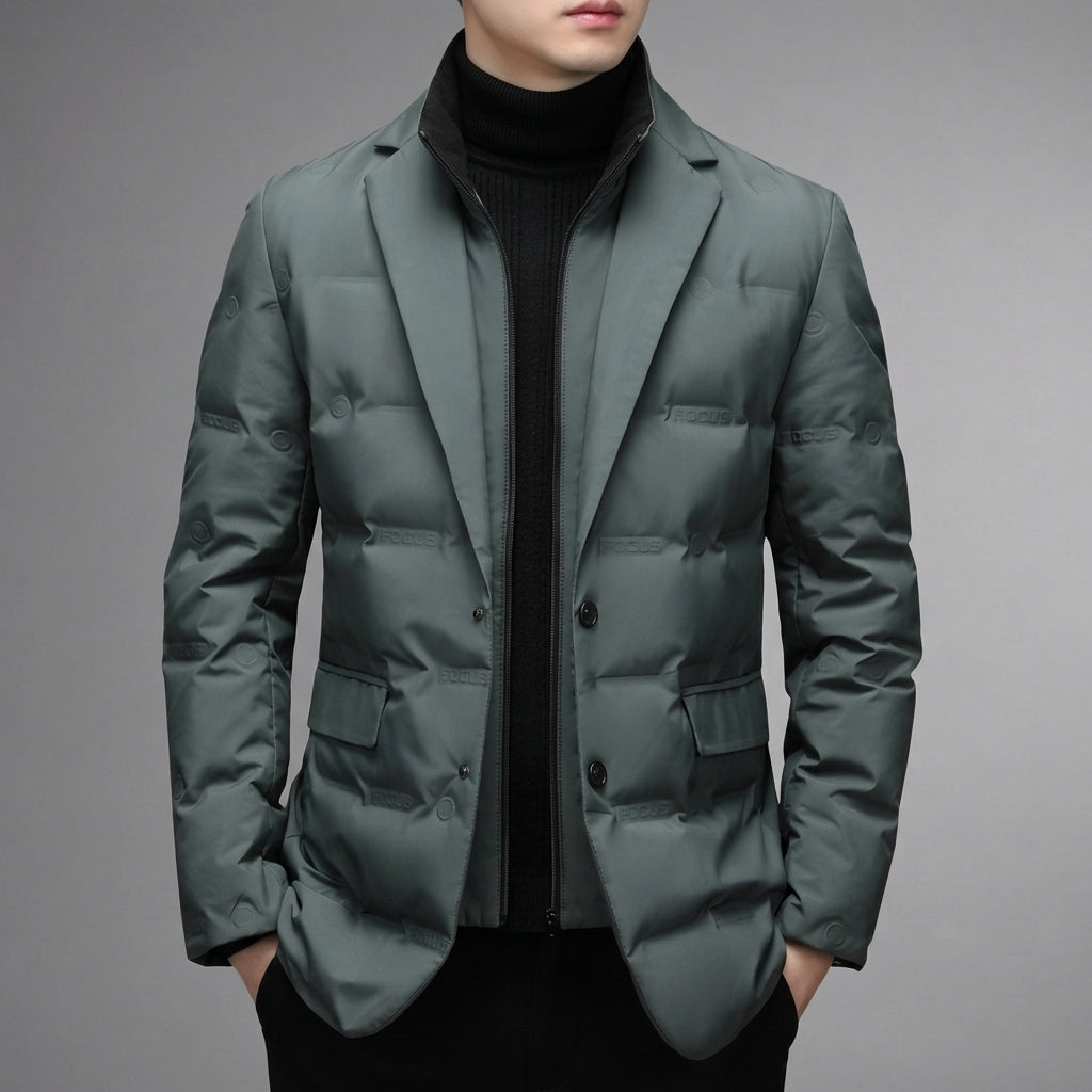 Benjamin Quilted Puffer Blazer