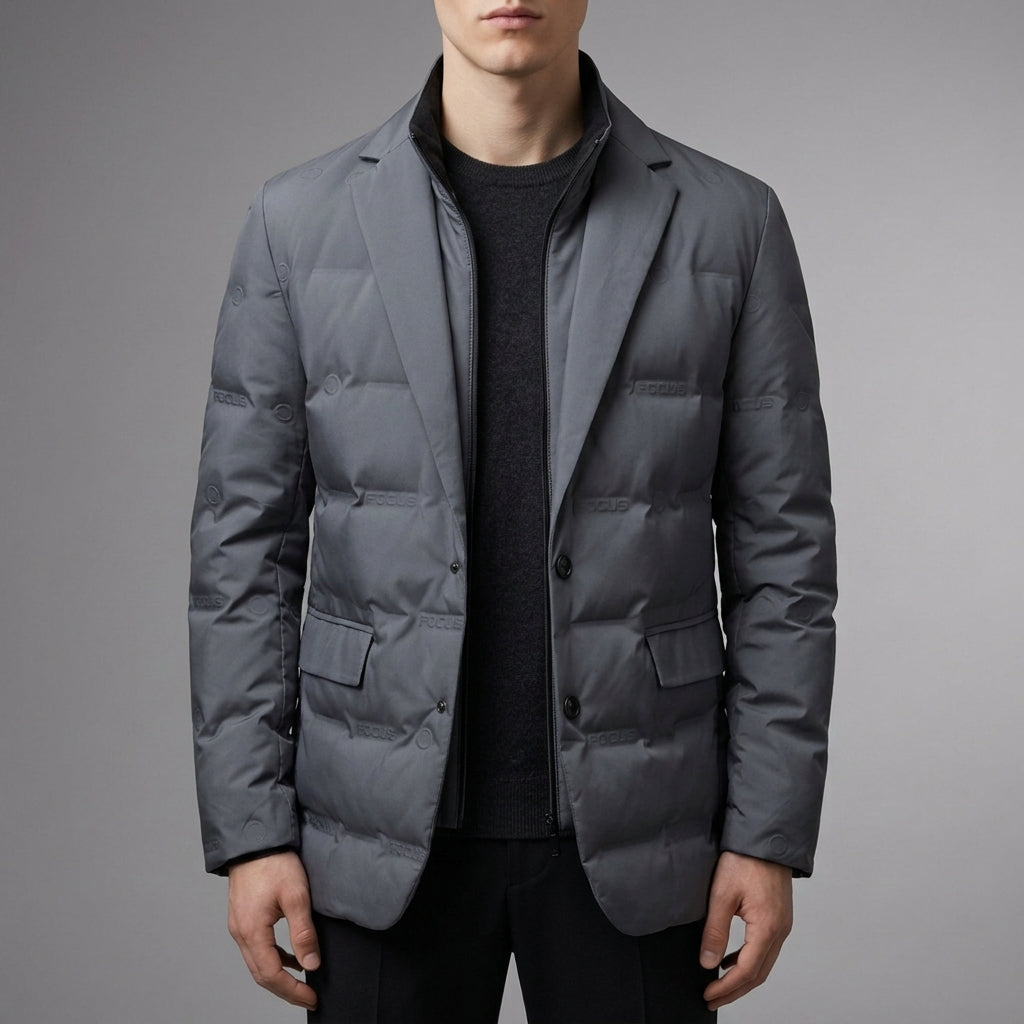 Benjamin Quilted Puffer Blazer