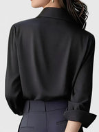 Genevieve Structured Collar Blouse