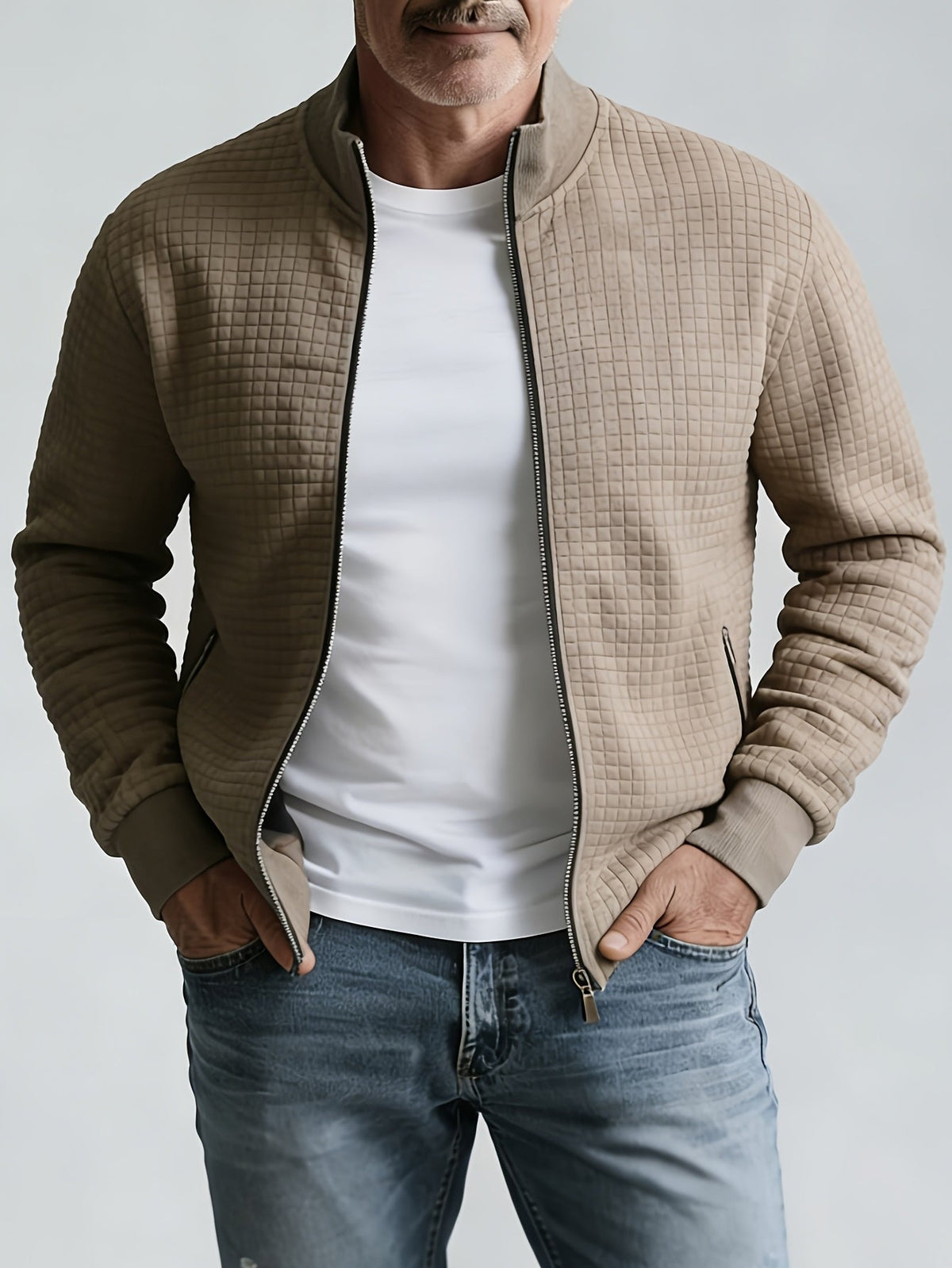 Callahan Stand-Collar Zip Jacket