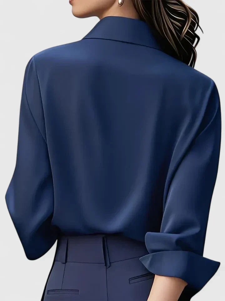 Genevieve Structured Collar Blouse