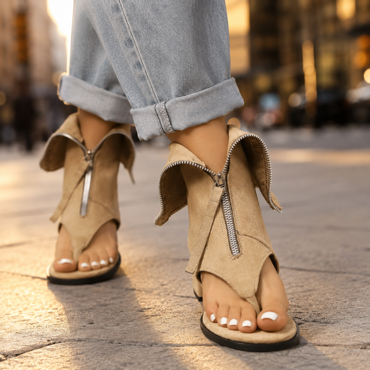 Colette Peep Toe Gladiator Platform Sandals