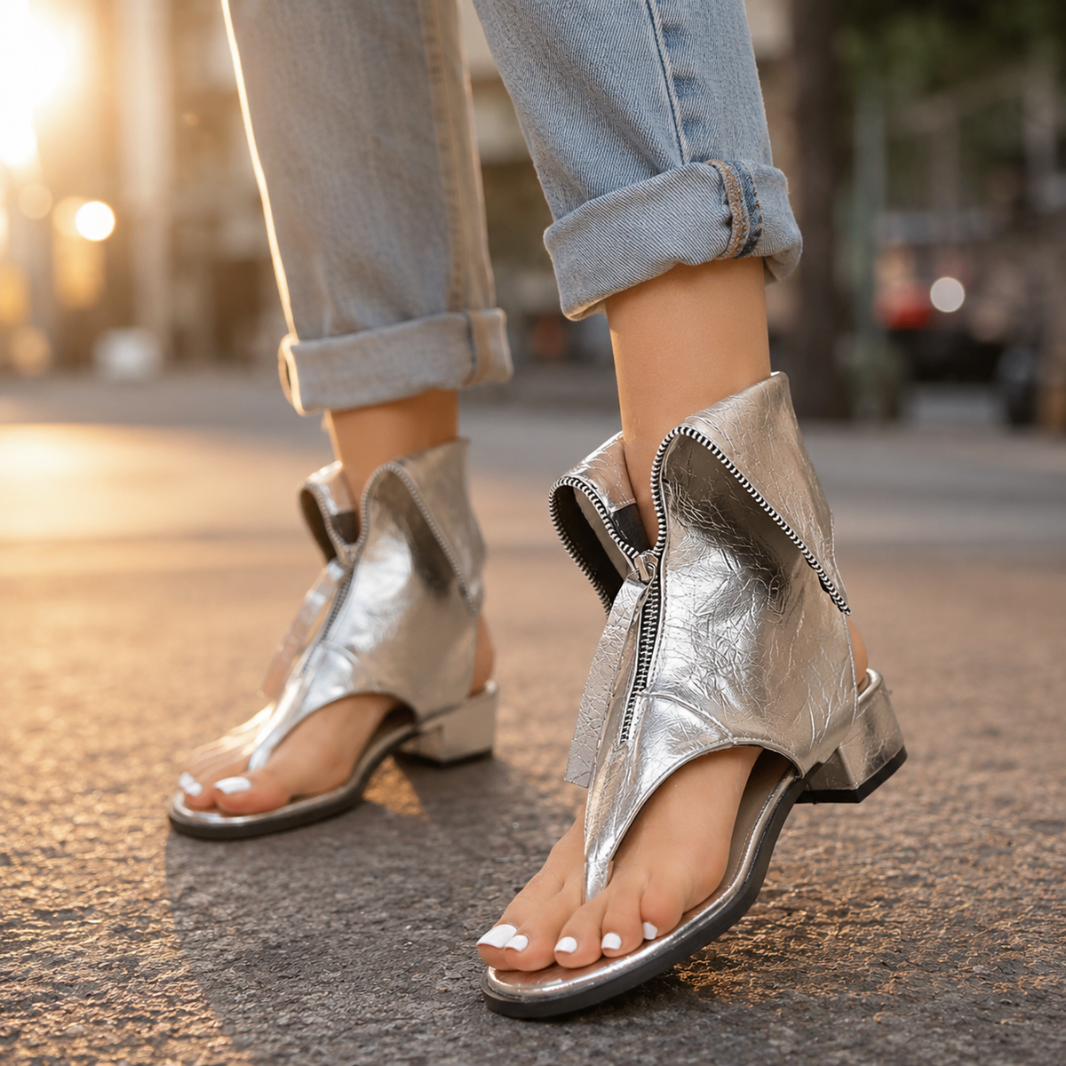Colette Peep Toe Gladiator Platform Sandals