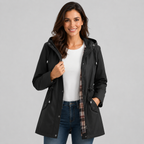 Cosima Drawstring Waist Raincoat