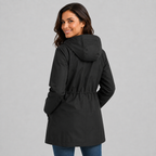 Cosima Drawstring Waist Raincoat