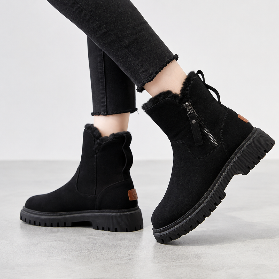 Wren Faux Fur Ankle Boots