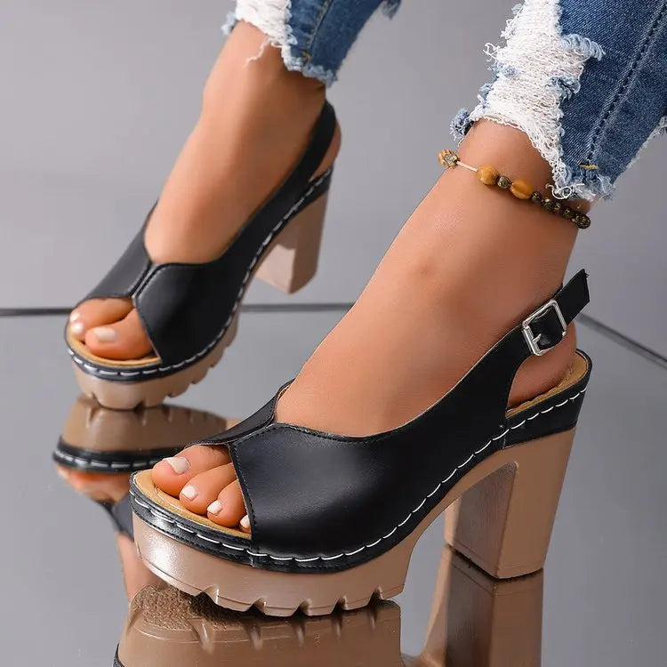 Ruby Orthopedic Block Sandals