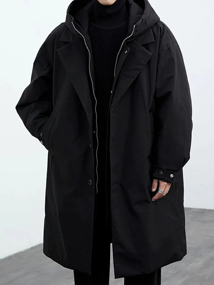 Douglas Long Layered Overcoat
