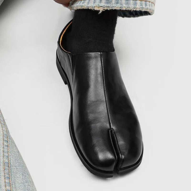 Quinn Leather Tabi Loafers