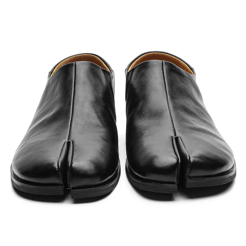 Quinn Leather Tabi Loafers
