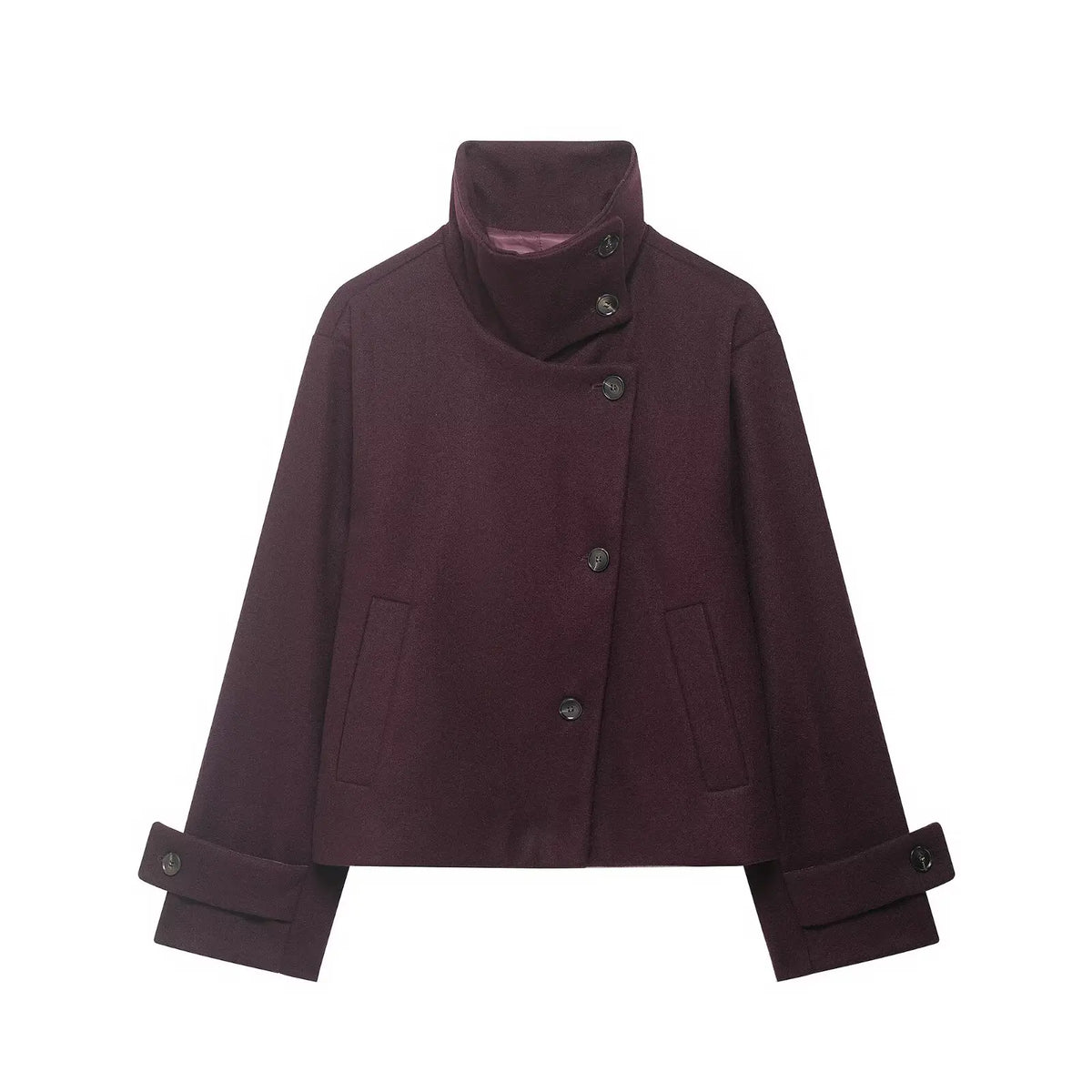 Laureen Funnel Collar Jacket
