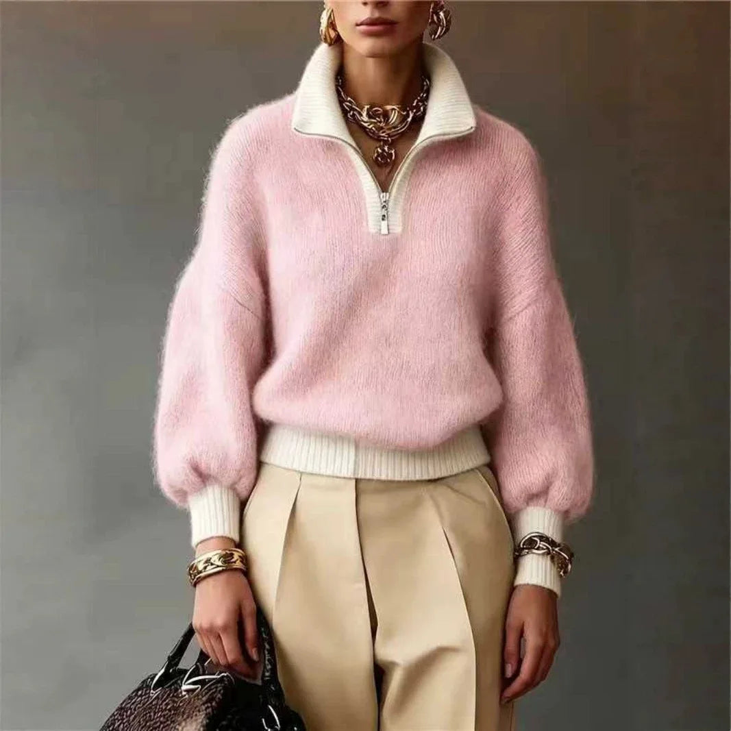 Ophelia Soft Brushed Knit Sweater