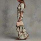 Simone V-Neck Maxi Wedding Guest Dress