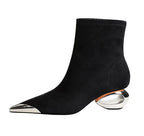 Talia Hollow Ankle Boots