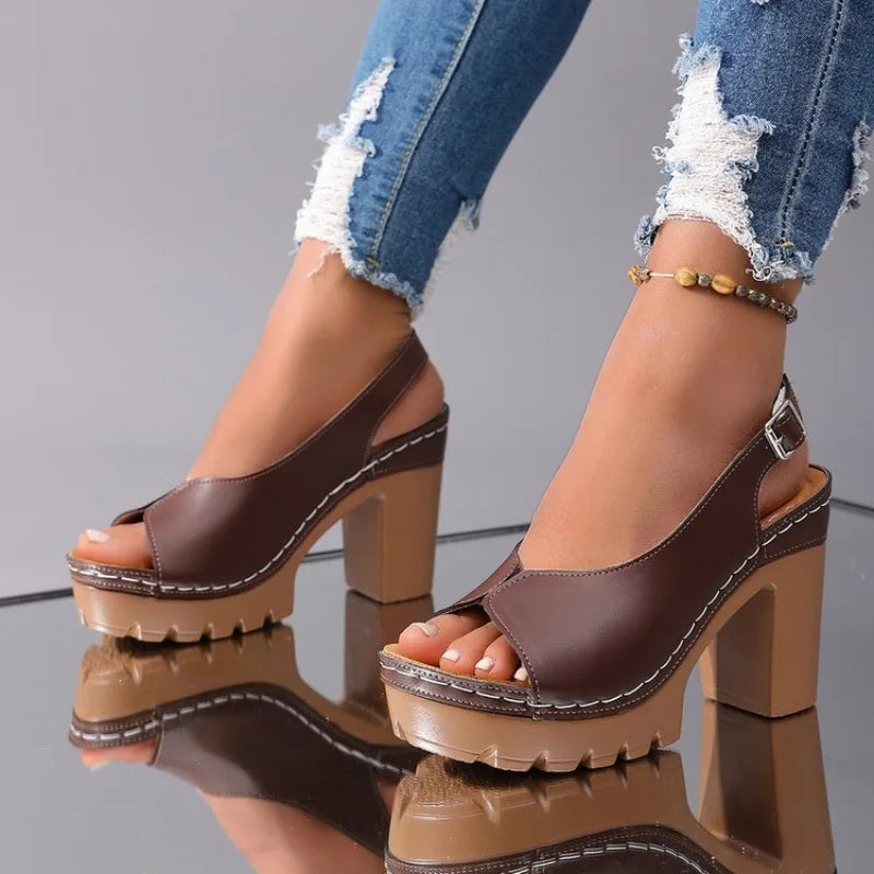 Ruby Orthopedic Block Sandals