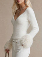 Lindsey Shaggy Cuff Sweater