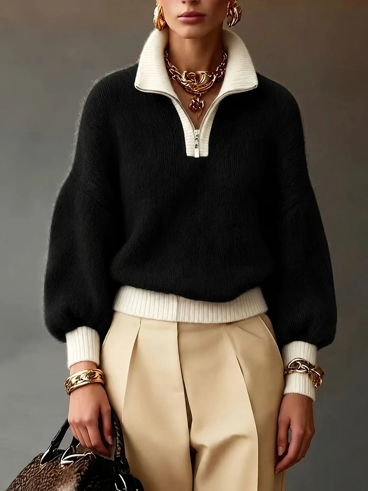 Bianca Soft Brushed Knit Sweater
