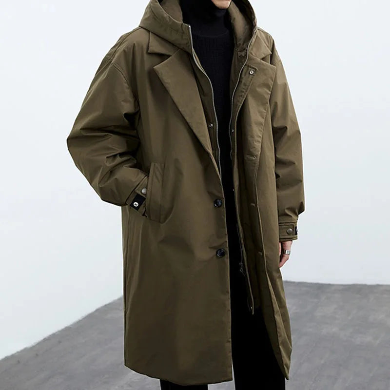 Douglas Long Layered Overcoat