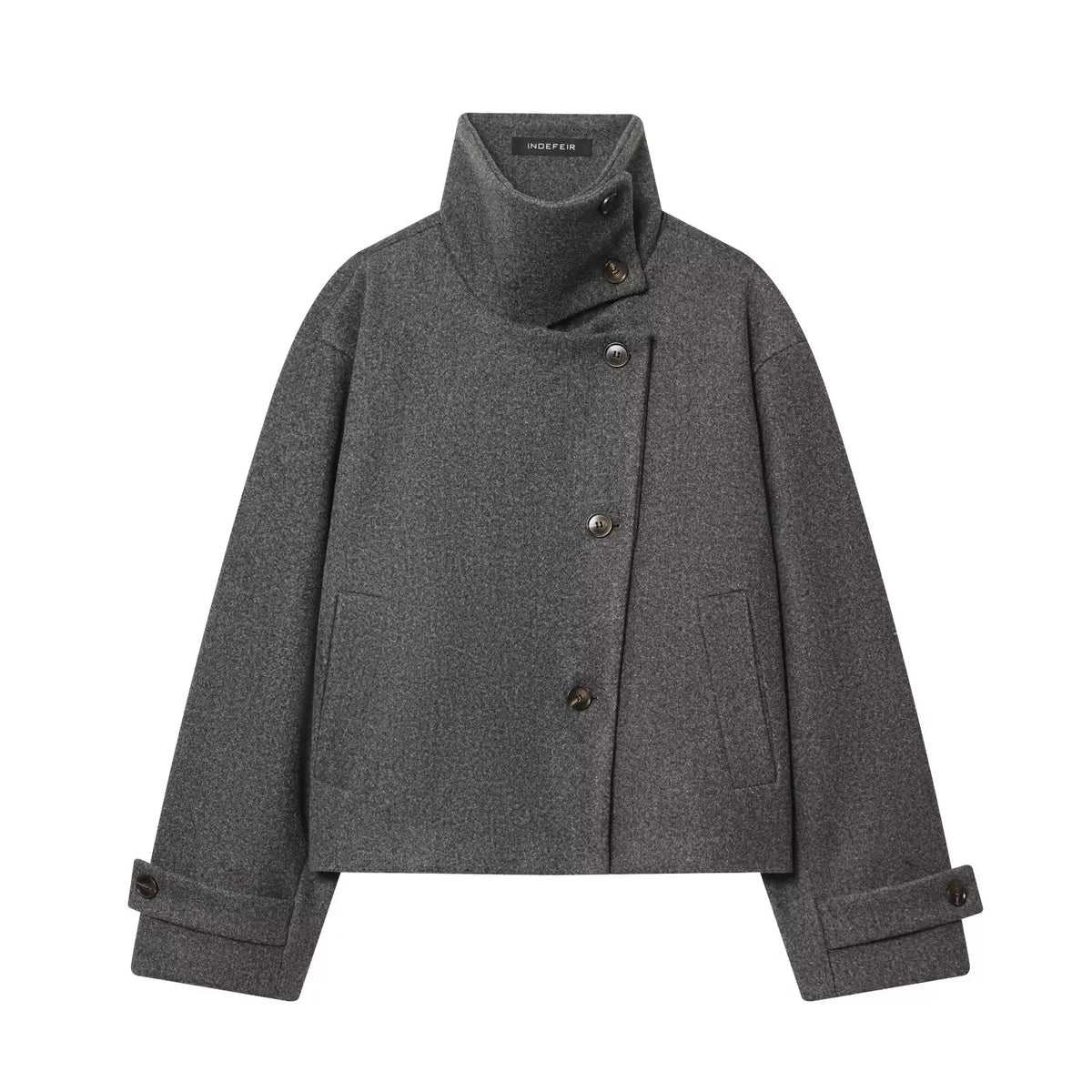 Laureen Funnel Collar Jacket
