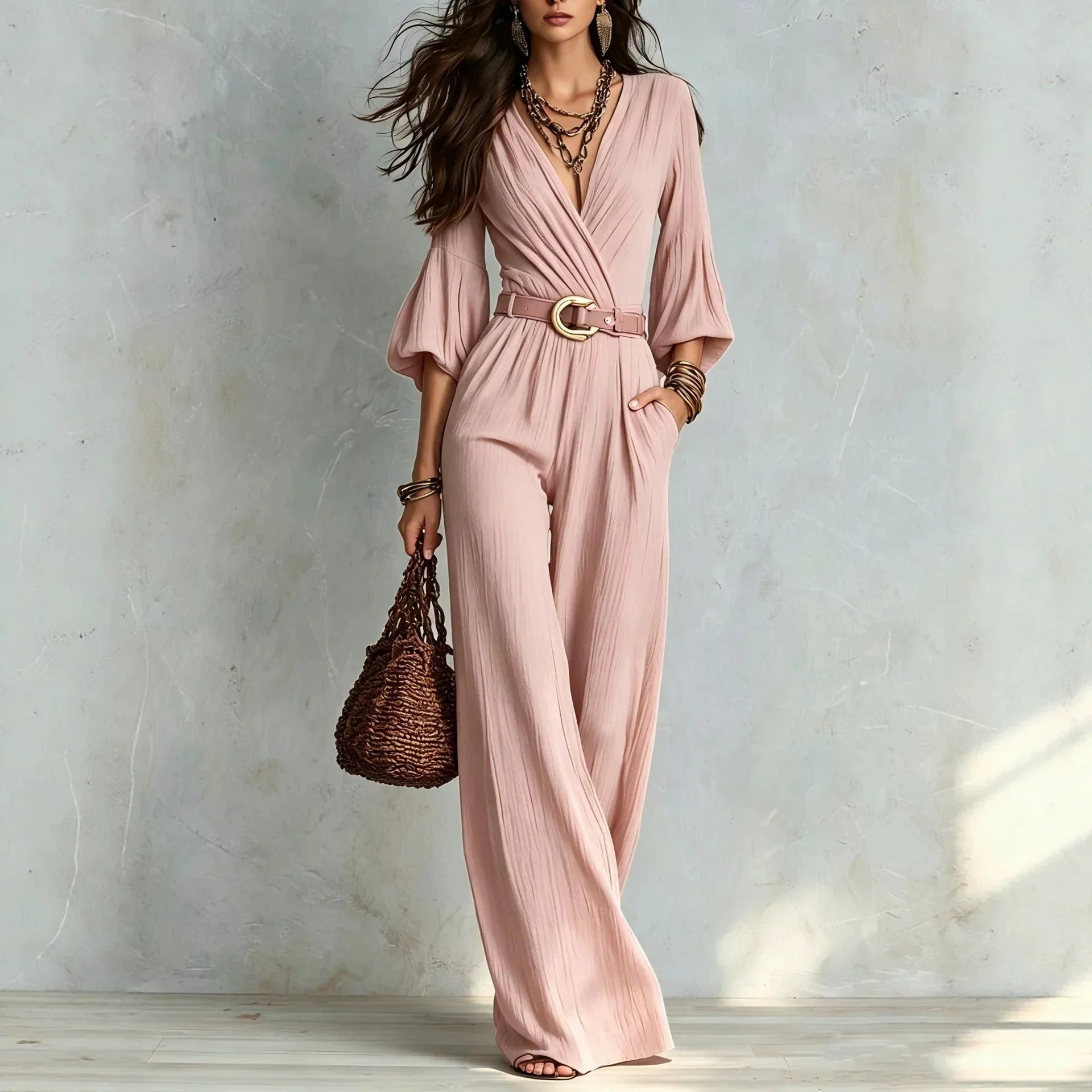 Camila Elegant Wide Leg Jumpsuit