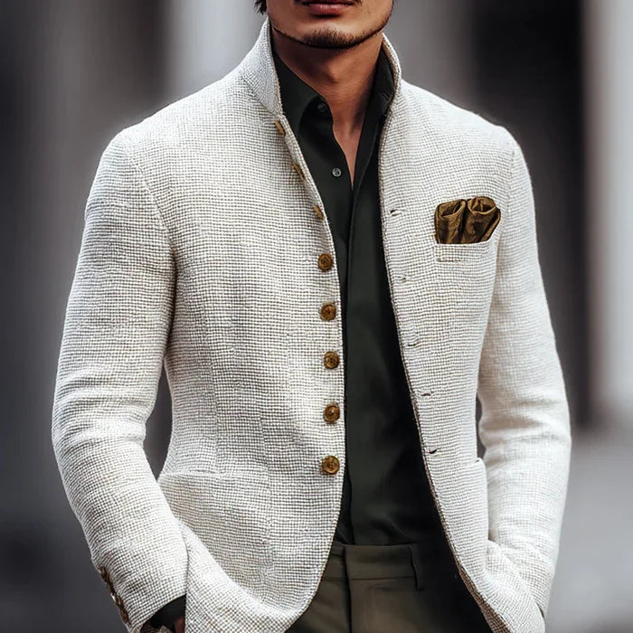 Camden Stand Collar Blazer