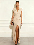 Serena Side Slit Maxi Dress