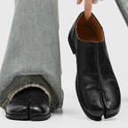 Quinn Leather Tabi Loafers