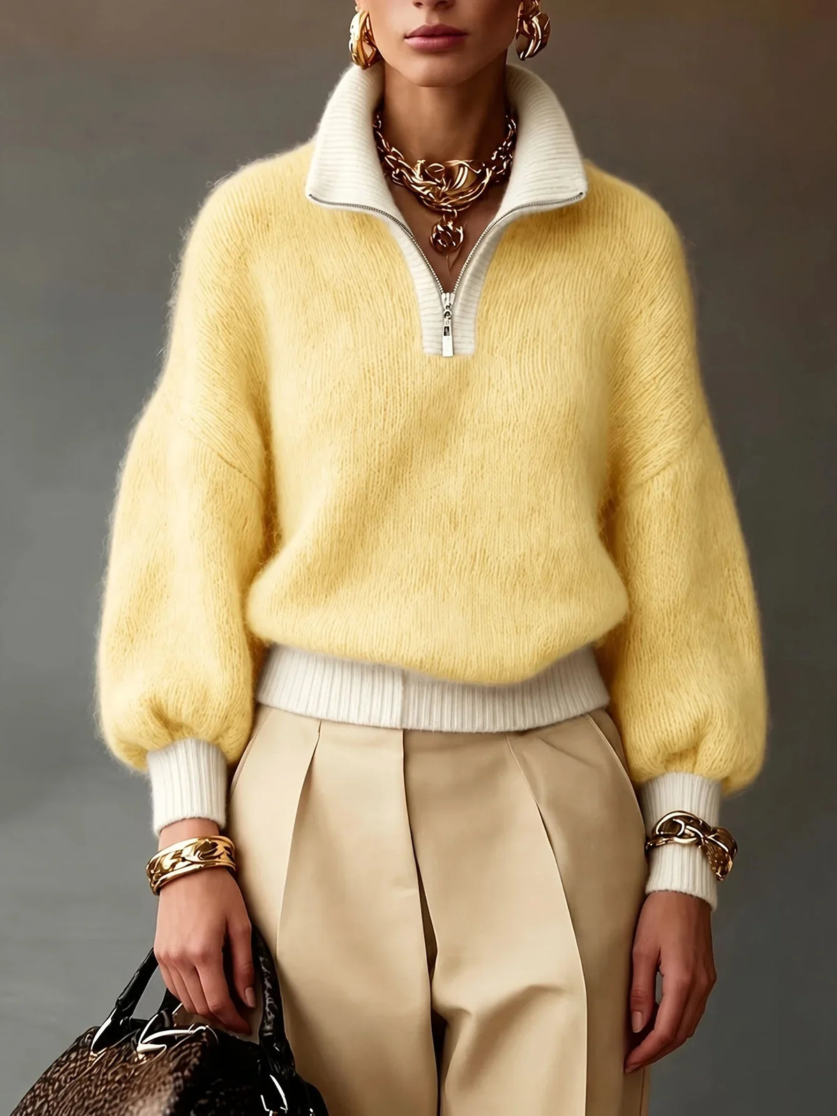 Bianca Soft Brushed Knit Sweater