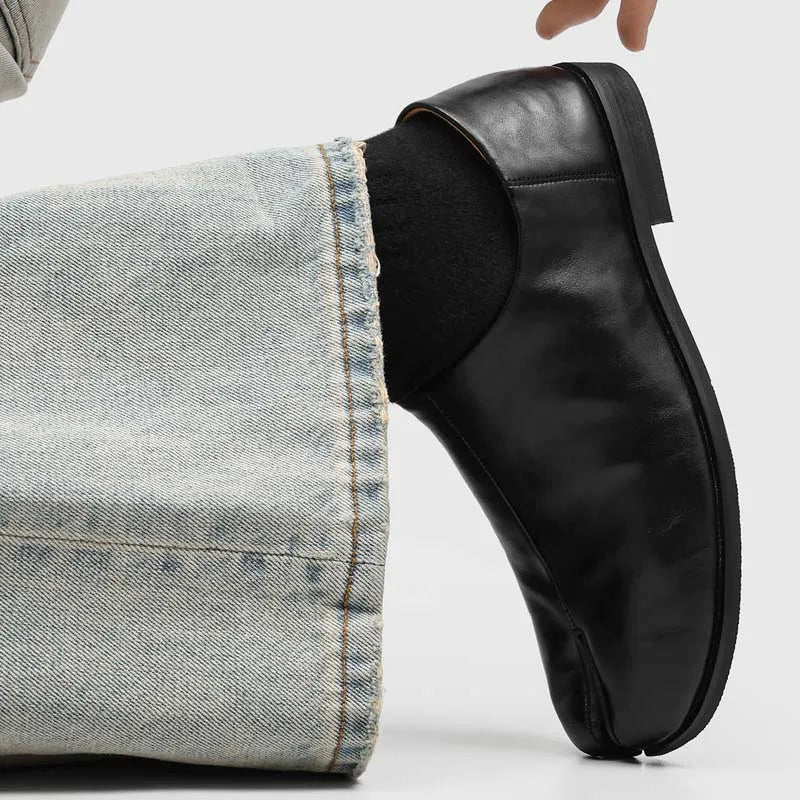 Quinn Leather Tabi Loafers