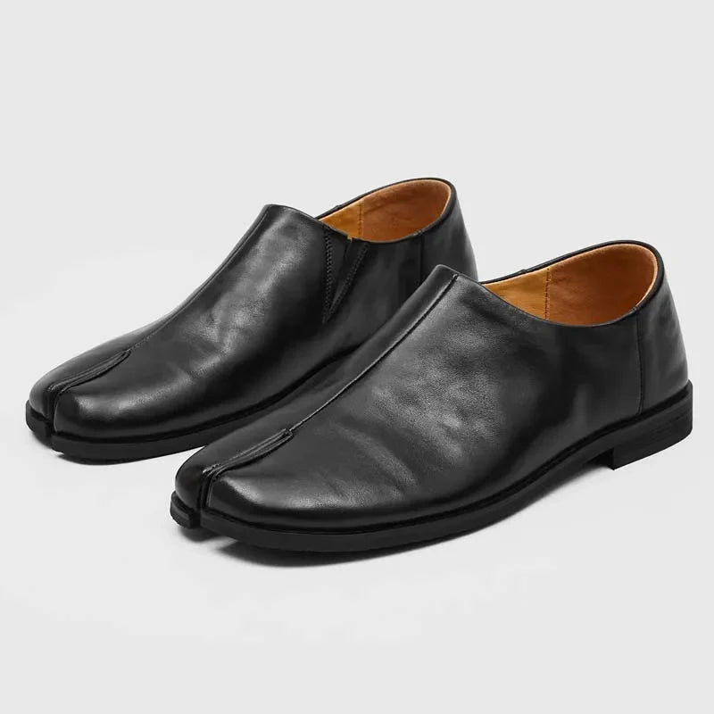 Quinn Leather Tabi Loafers
