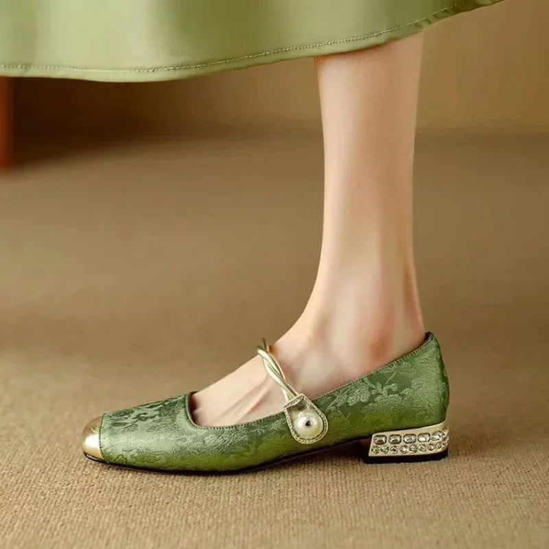 Beatrix Braided Strap Mary Janes
