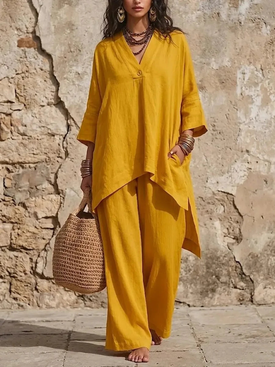 Julia Boho Trouser Set