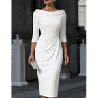 Marisol Ruched Sheath Dress