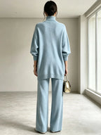 Freya Wrap Front Sweater Set