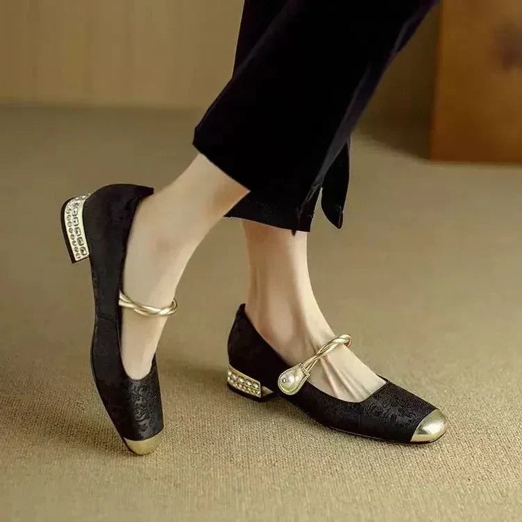 Beatrix Braided Strap Mary Janes