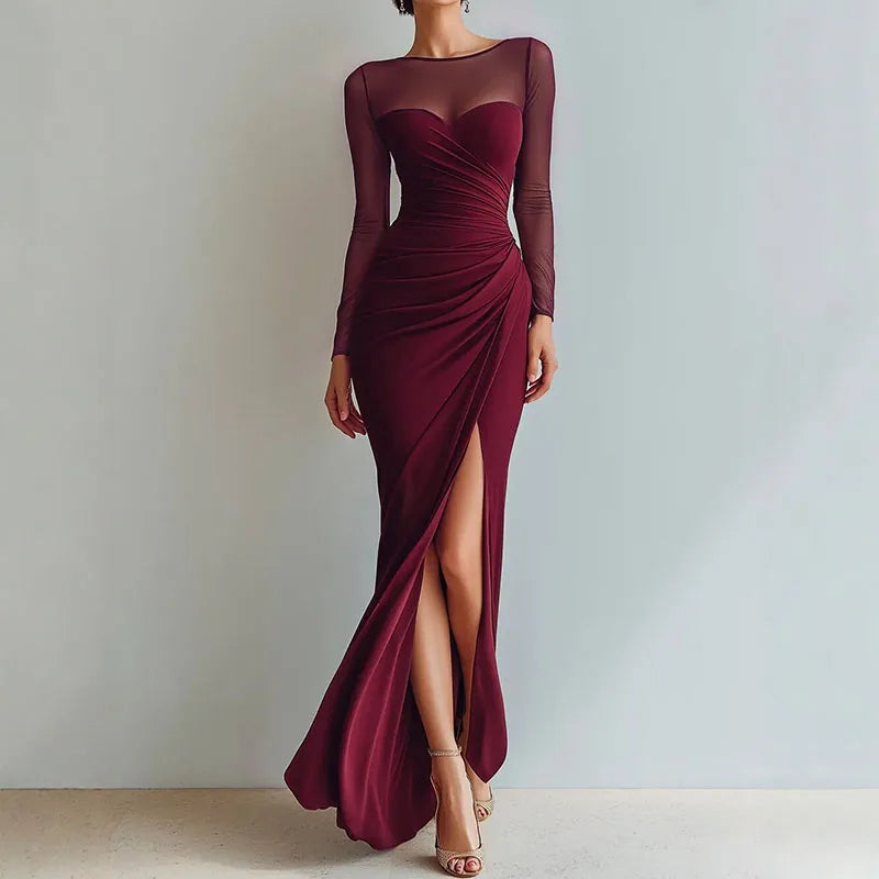 Thalia Stretch Comfort Evening Dress