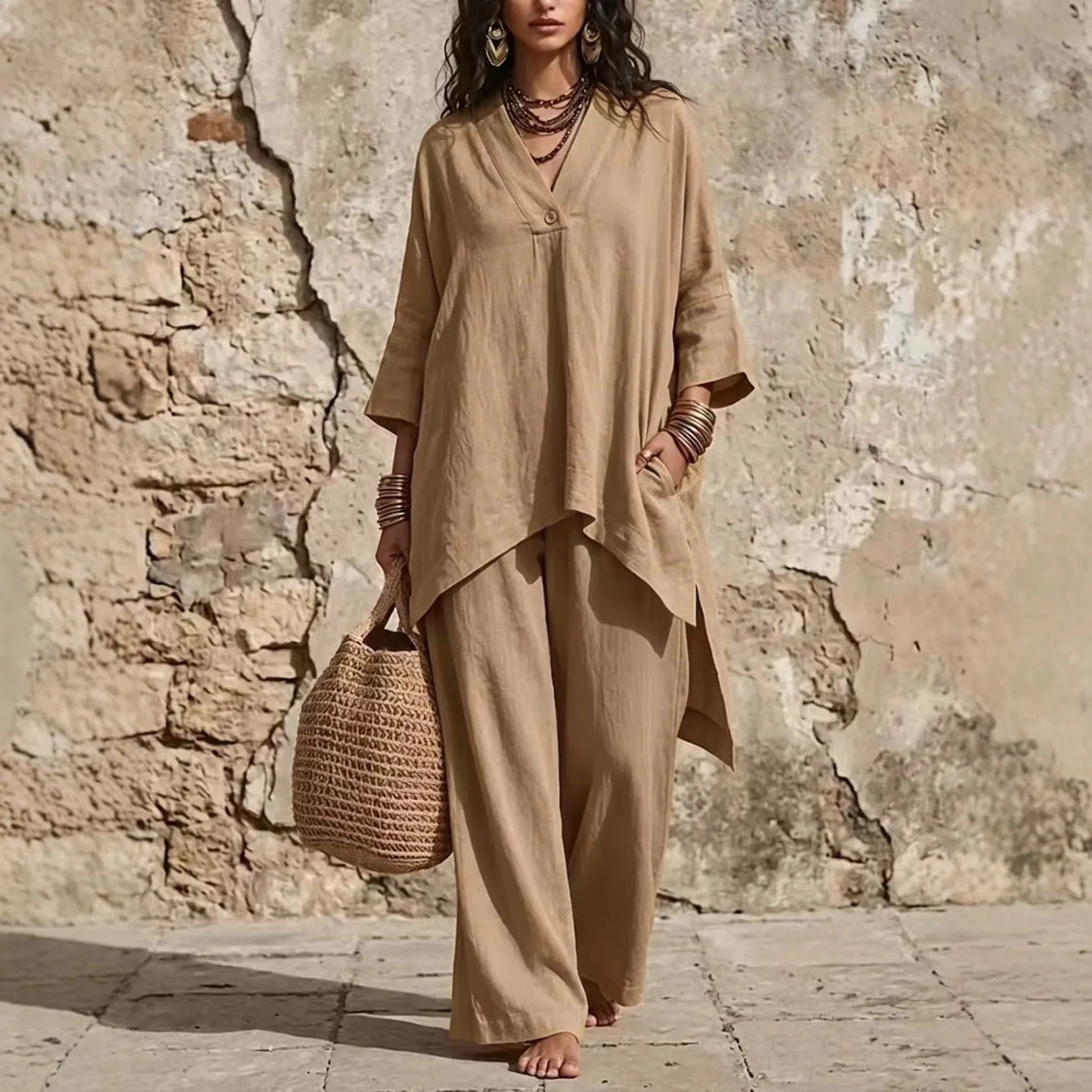 Julia Boho Trouser Set