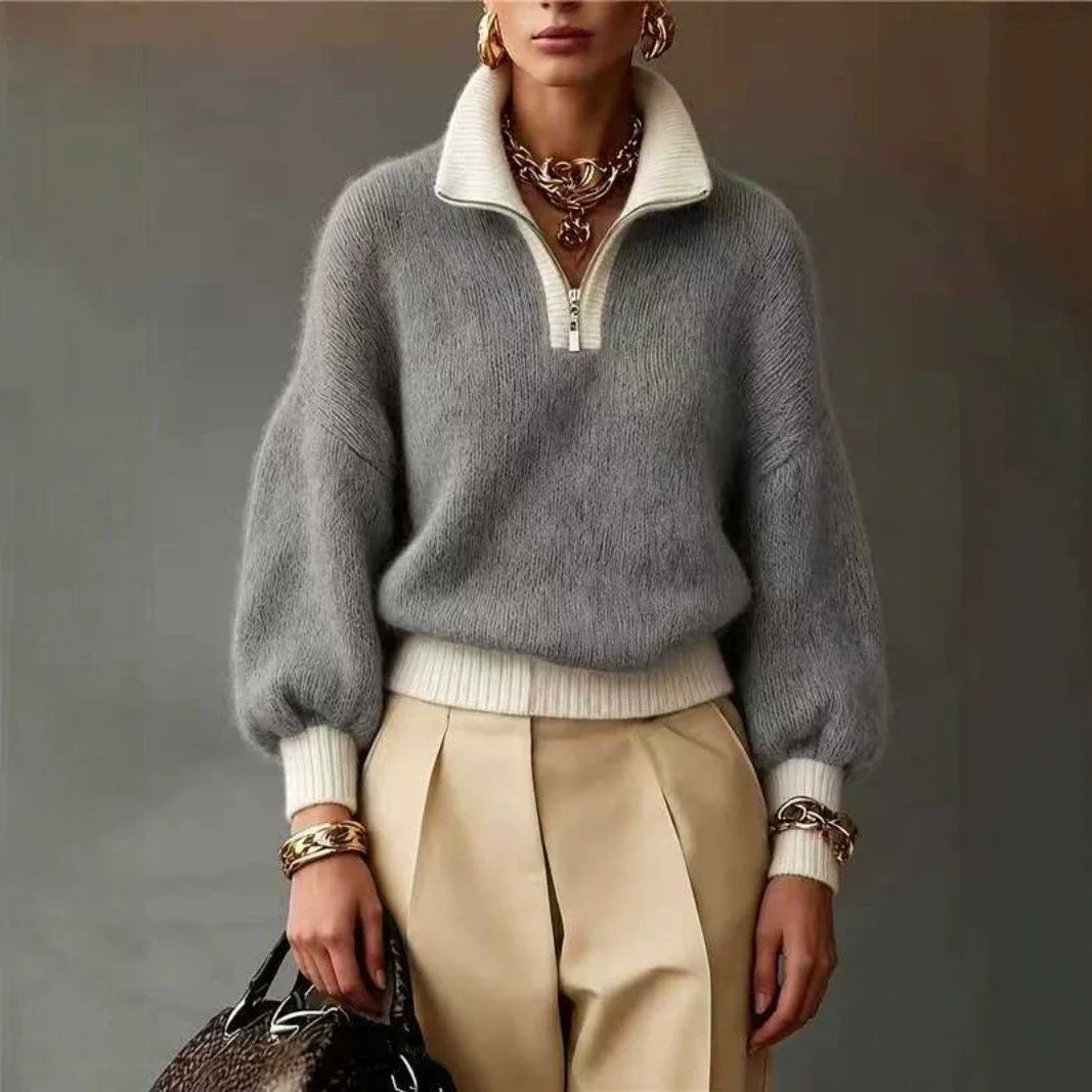 Ophelia Soft Brushed Knit Sweater