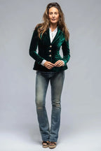 Rosalind Tailored Velvet Blazer