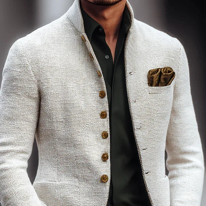 Camden Stand Collar Blazer