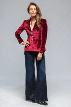 Rosalind Tailored Velvet Blazer