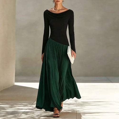 Agnes Flowing Draped Maxi Dress