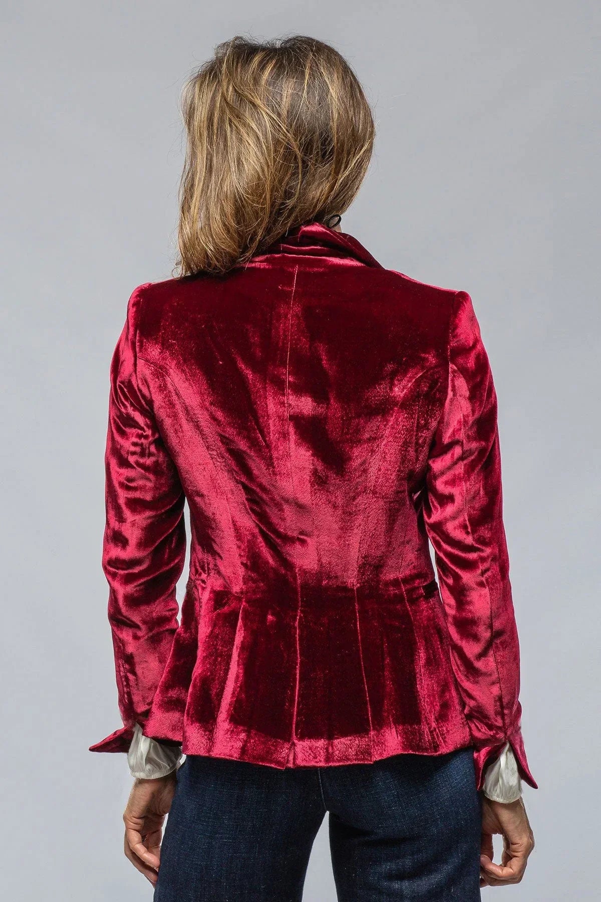 Rosalind Tailored Velvet Blazer