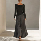 Agnes Flowing Draped Maxi Dress
