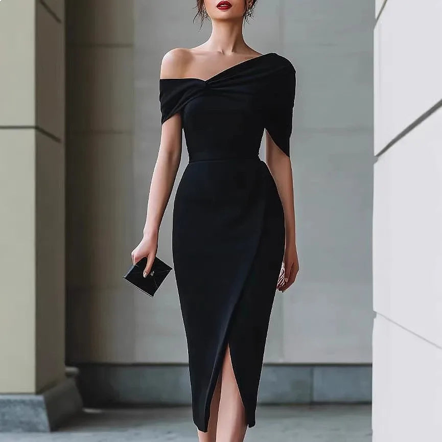 Noelle Off Shoulder Midi Dress