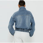 Marlowe Cropped Denim Jacket