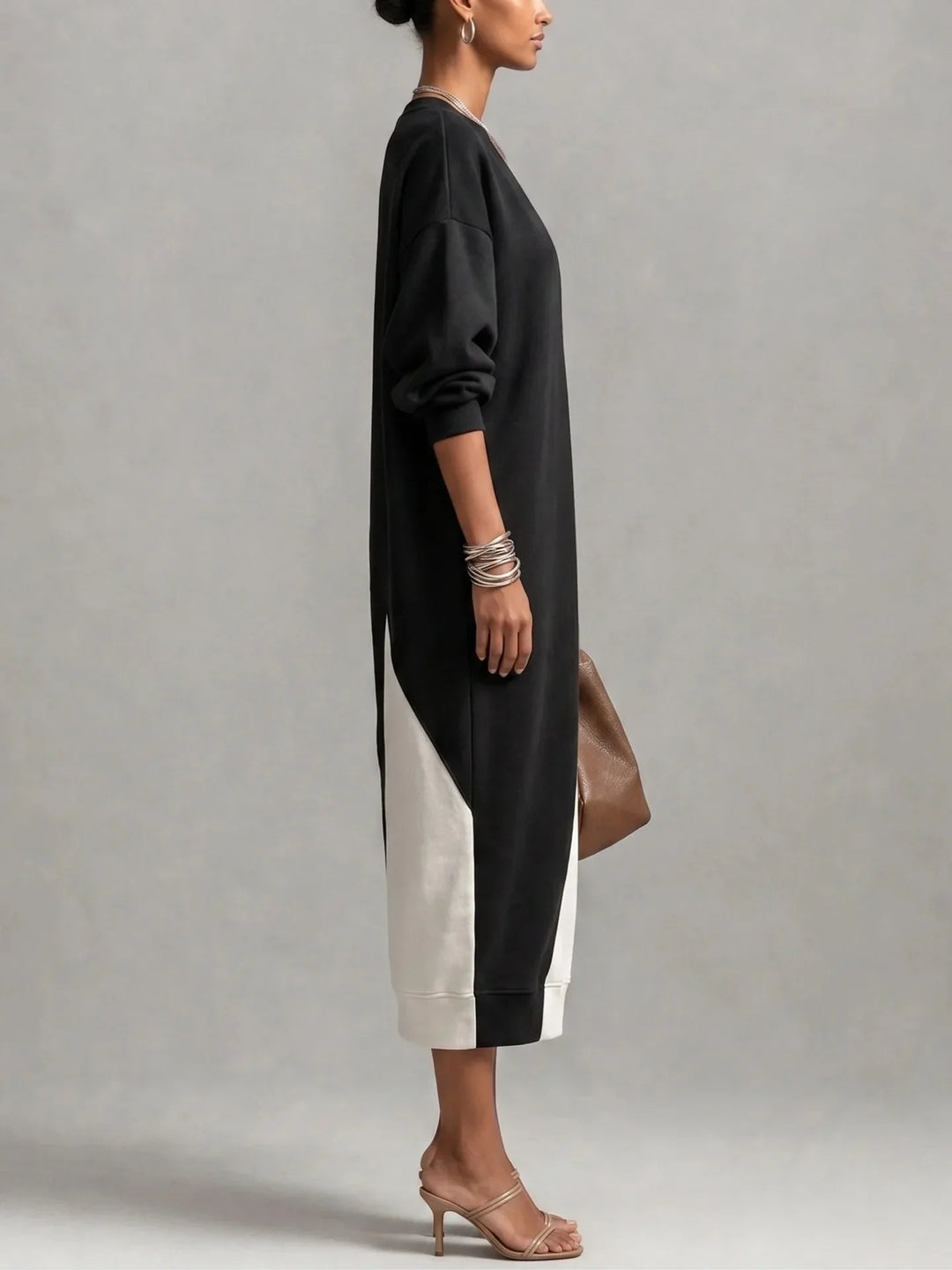 Nadine Relaxed Fit Sweatshirt Dress