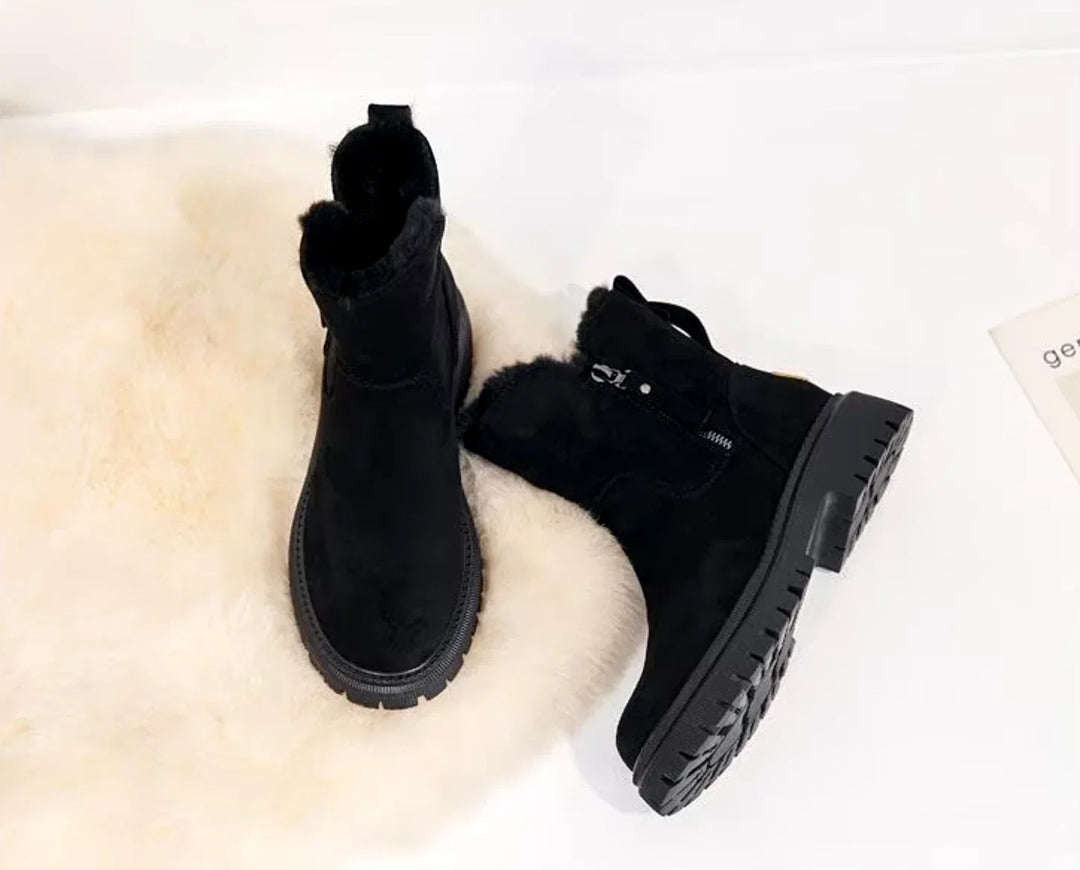 Wren Faux Fur Ankle Boots