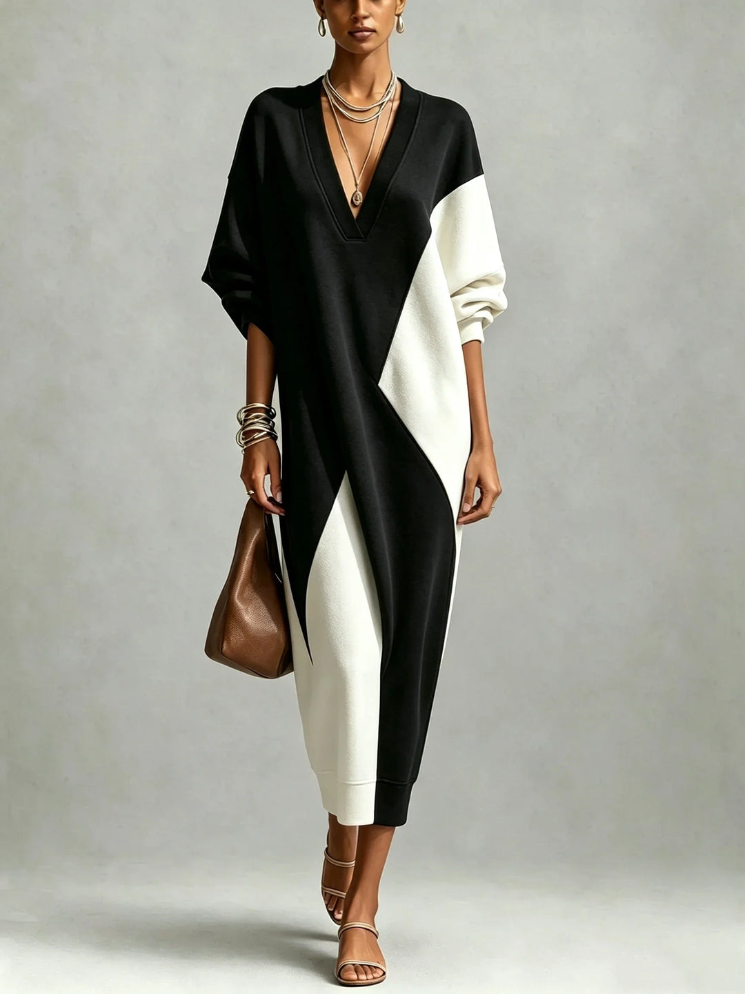 Nadine Relaxed Fit Sweatshirt Dress